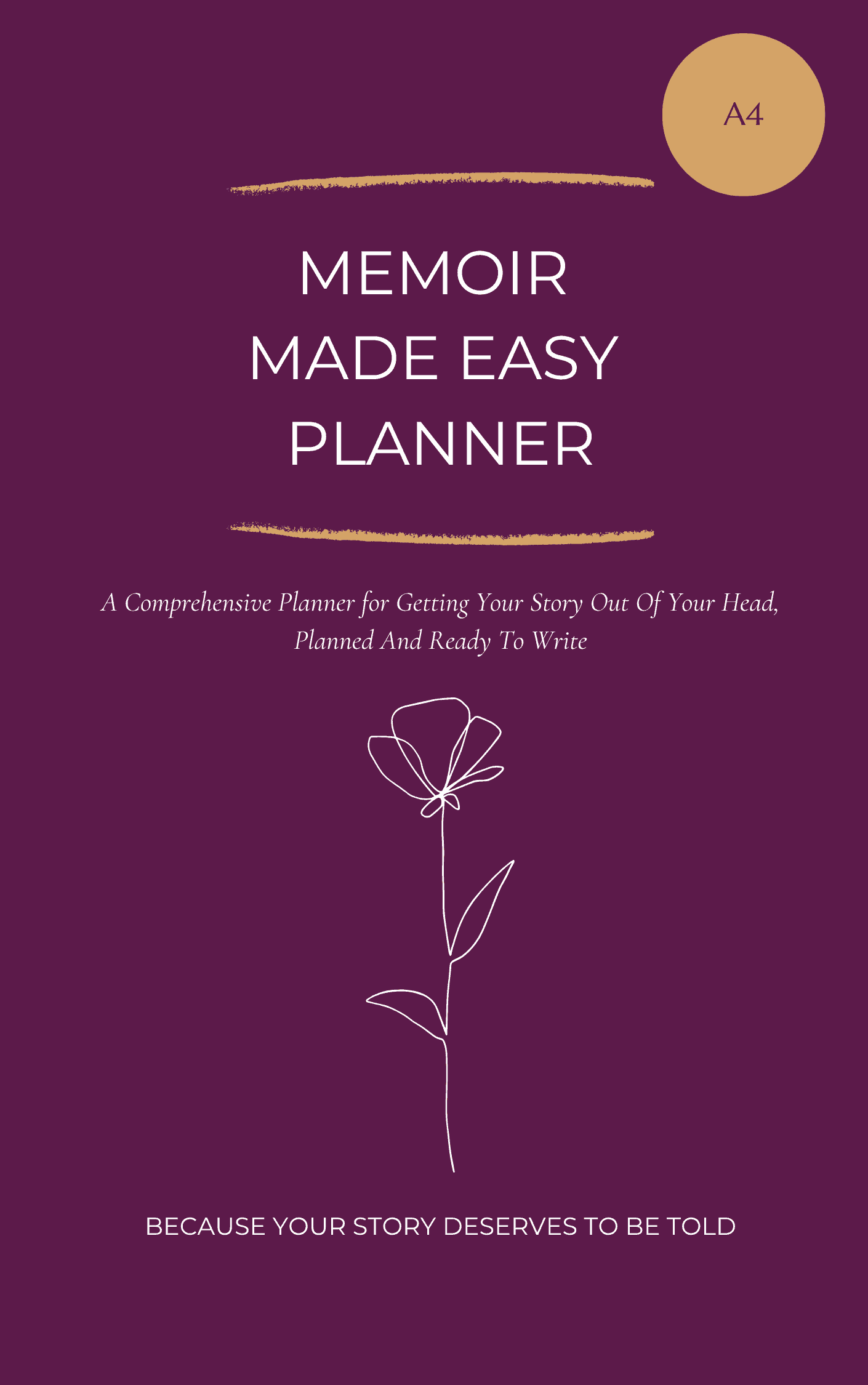 Memoir Made Easy Planner
